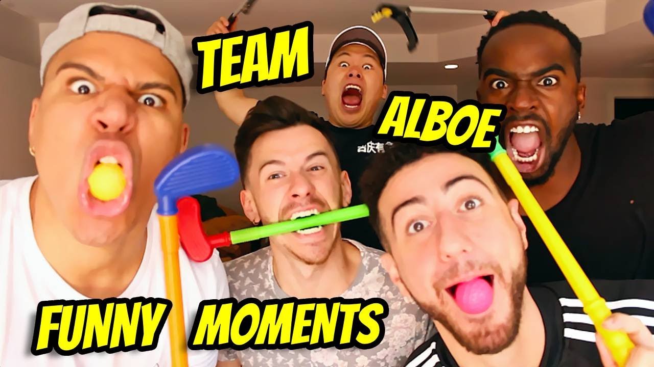 TEAM ALBOE FUNNIEST MOMENTS FT. (WOLFIE RAPS, DAVID PARODY.etc)