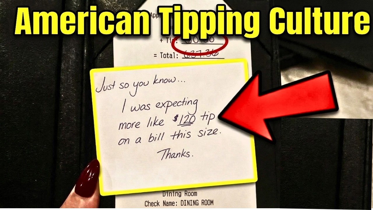 Ситуация с американской культурой чаевых просто безумная.