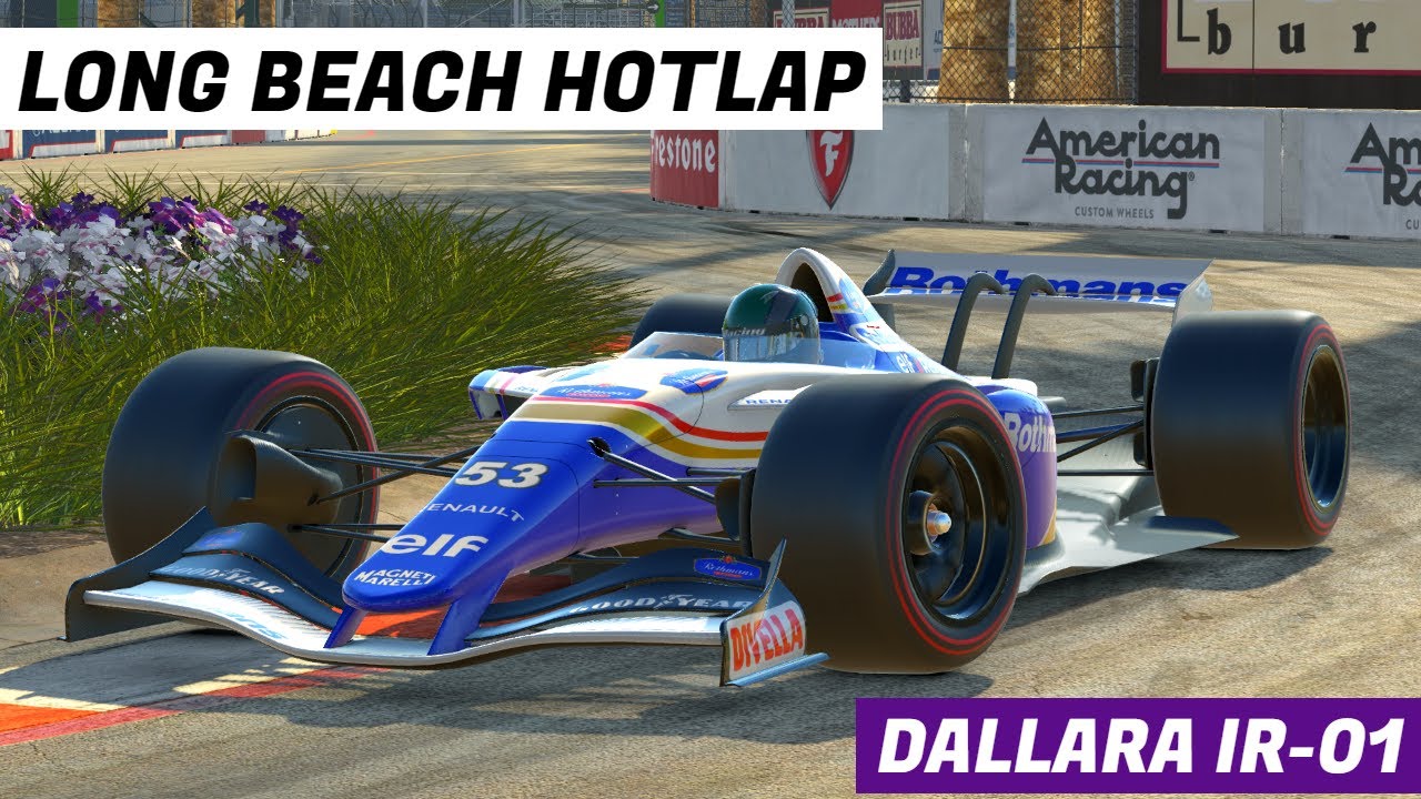 IRACING DALLARA iR-01 LONG BEACH HOTLAP - 1:00.890