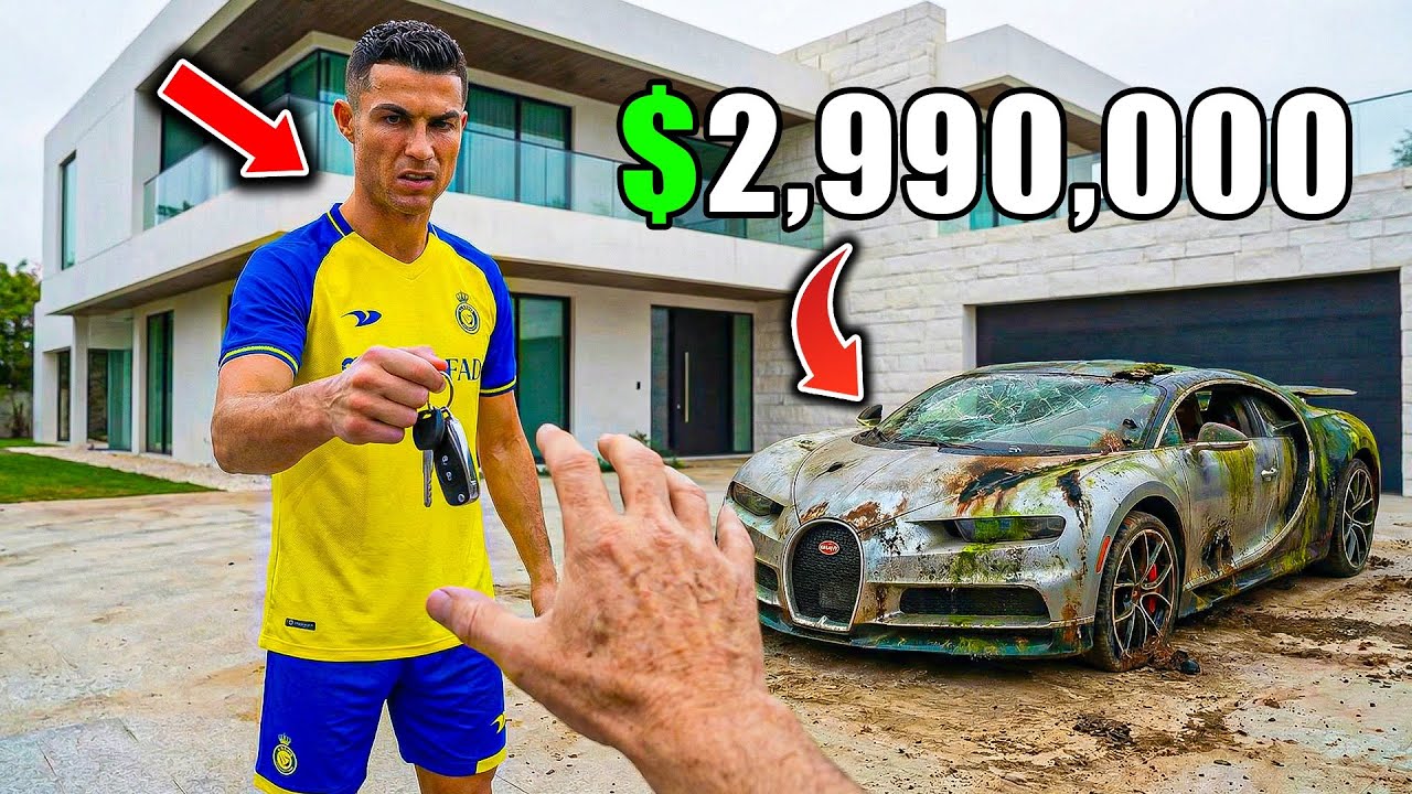 Cristiano Ronaldo Gave Me His Silver Bugatti Chiron — I Restored It From Ruins