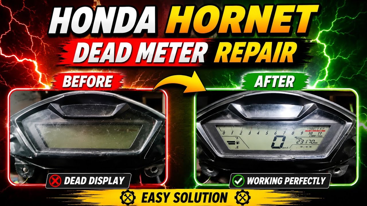 Honda Hornet Digital Meter Repair #meter #digitalmeterrepair #hondahornetdigitalmeterrepair