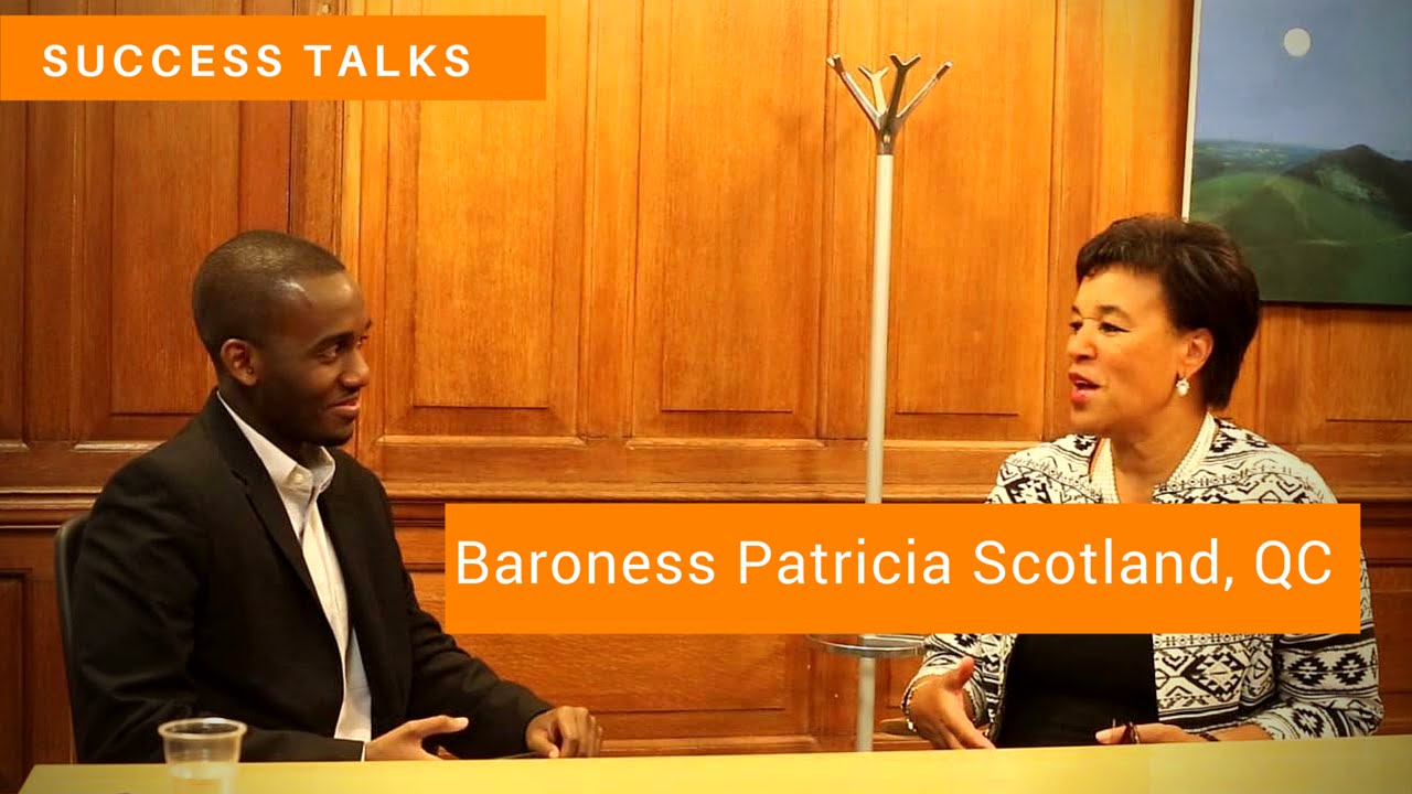 Success Talks with Baroness Patricia Scotland, QC