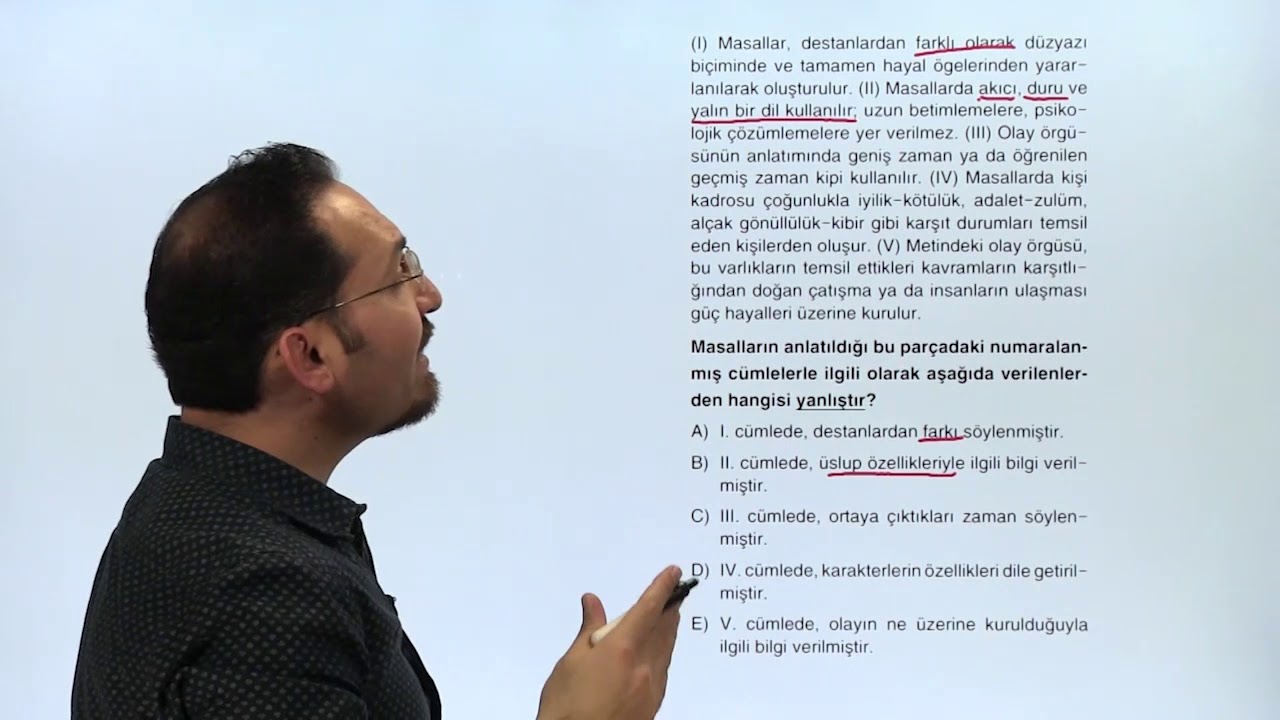 2. Cümle Analizi İle İlgili Soru Çözüm Videosu
