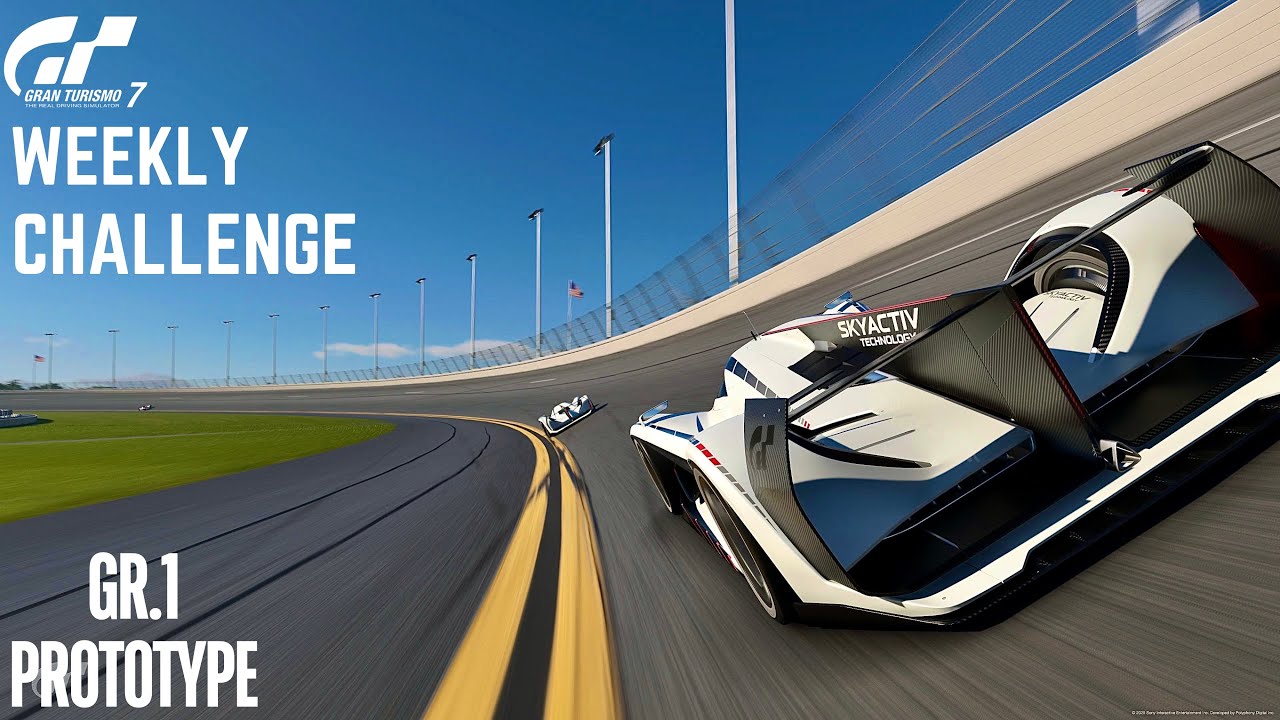 GT7 Weekly Challenge | Gr.1 Prototype Series | Daytona Road Course | LM55 VGT #gt7 #granturismo7