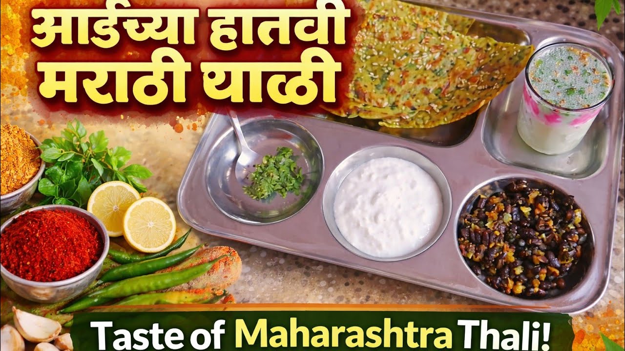 आईच्या हातची मराठी थाळी || Taste of Maharashtra Thali ||😋😋👌👌