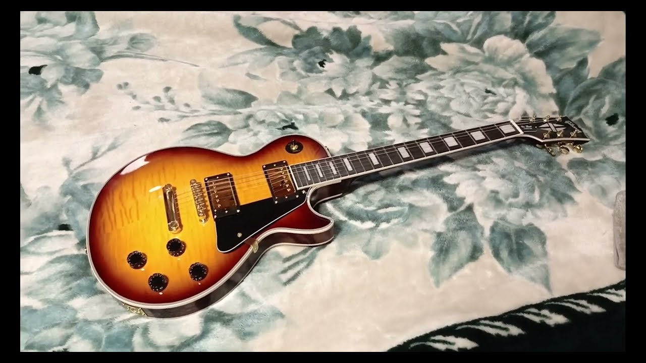 Реплика Gibson Les Paul Custom из Китая.  Распаковка.