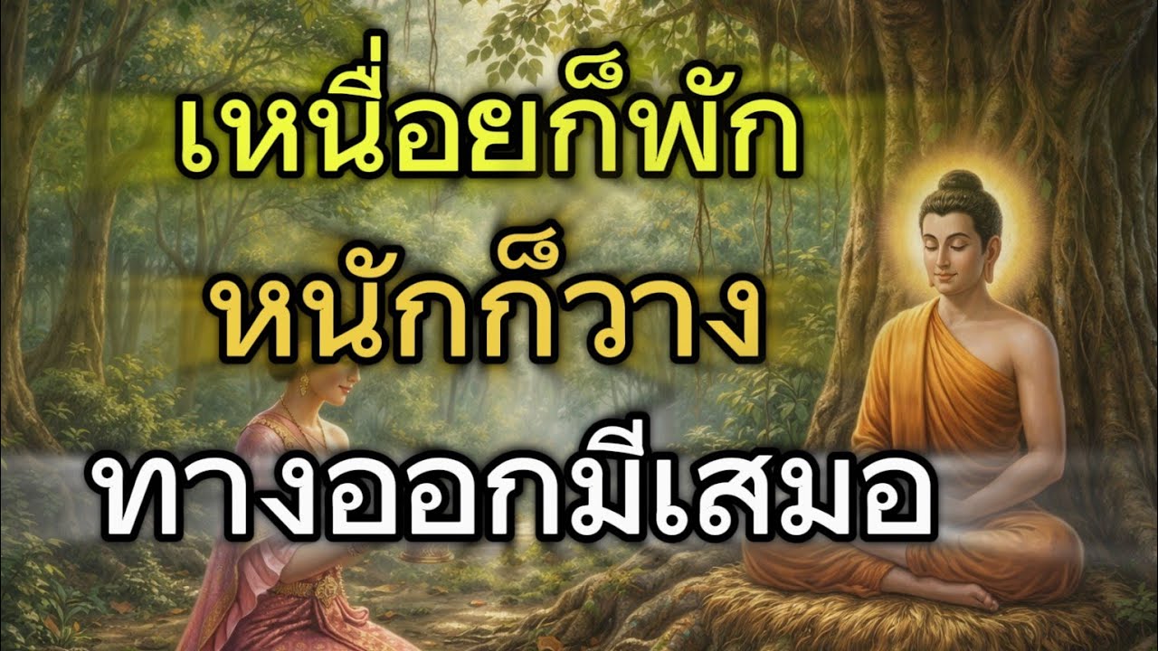 เหนื่อยได้ ท้อได้ แต่ไม่ต้องทำร้ายตัวเอง#เหนื่อยได้ท้อได้ไม่ต้องทำร้ายตัวเอง#ธรรมะใจสงบเมื่อพบธรรม