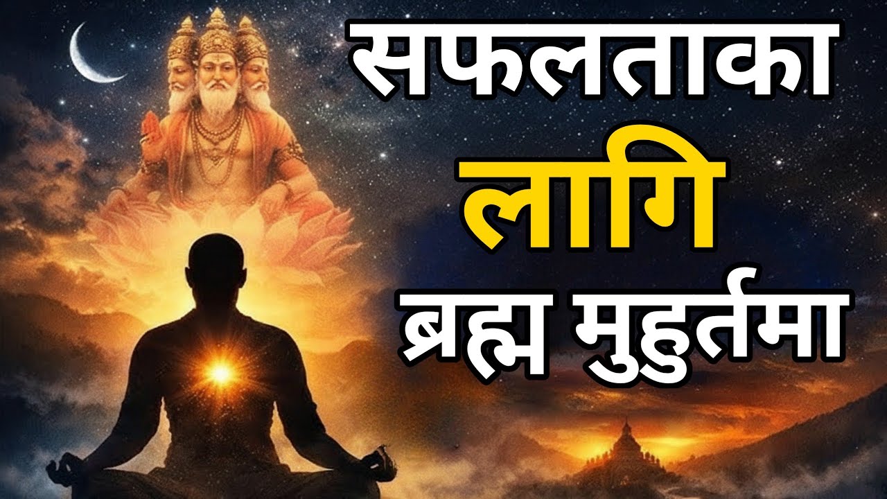 सफलता र समृद्धिका लागि ब्रह्म मुहुर्तमा उठ्नुहोस् | Early Morning Power