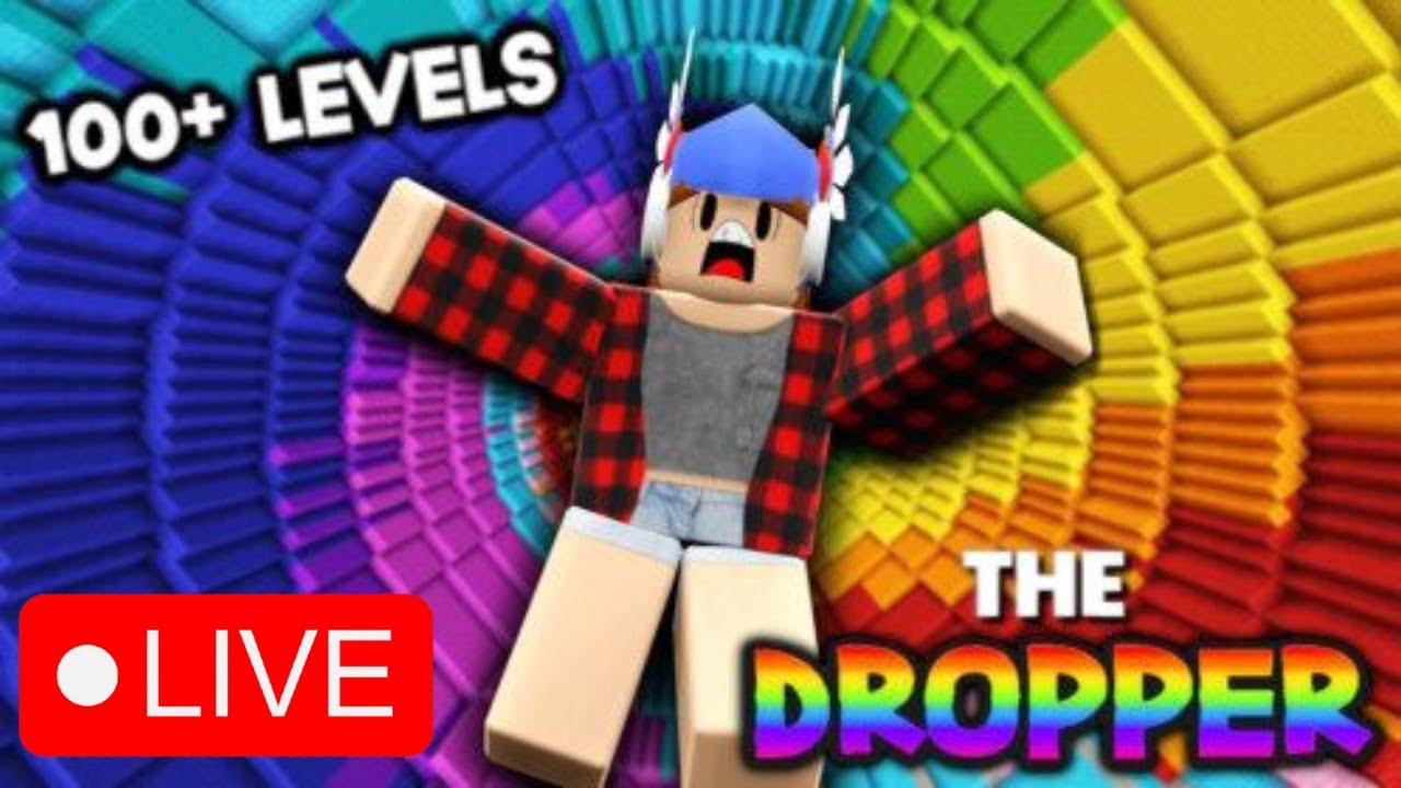Surviving THE DROPPER 😭 Roblox Copyright Free Gameplay | ASMR No Commentary | Free To Use