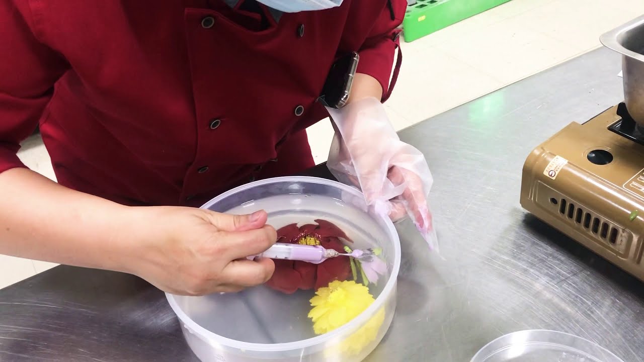 果凍花教學 康乃馨側花角度 卞柔勻老師示範