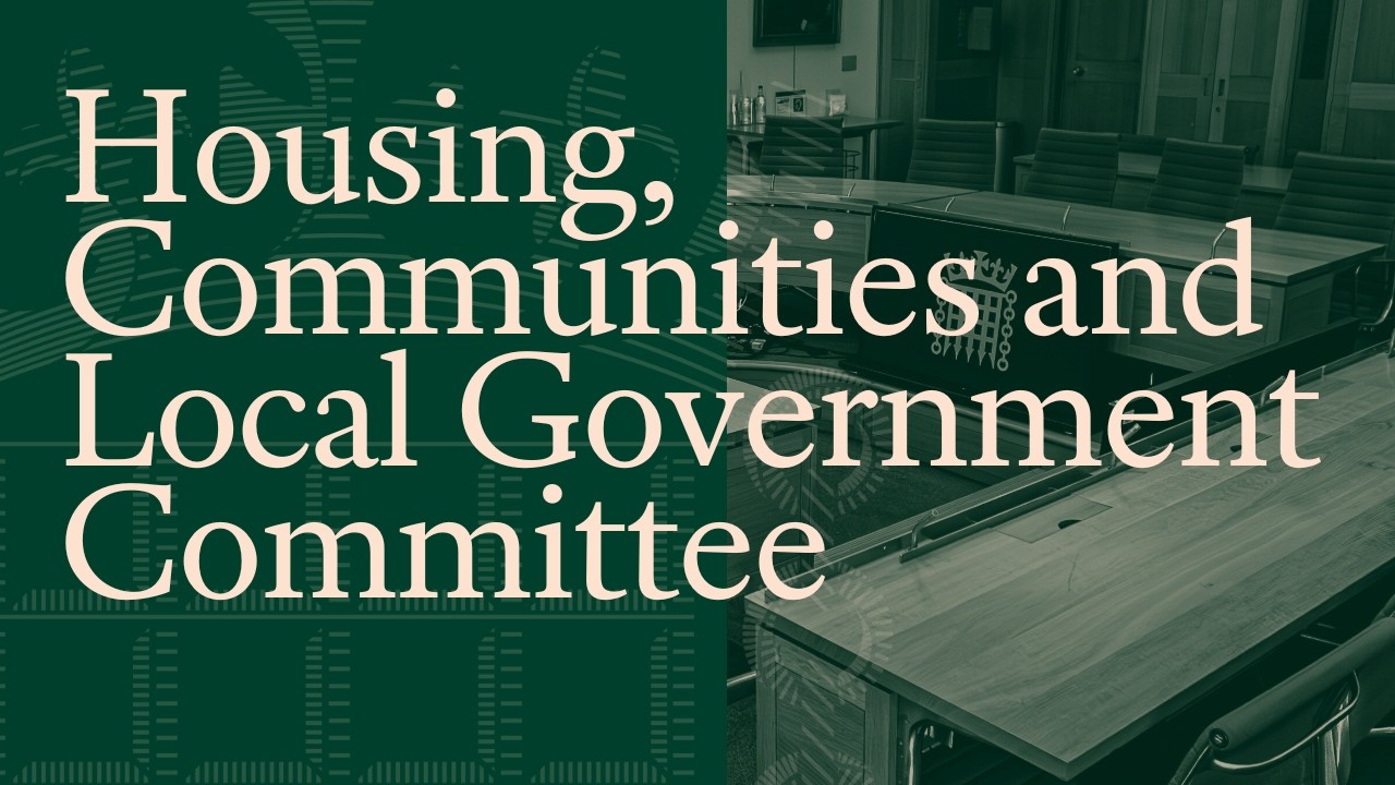 Housing Committee continues its scrutiny of draft Commonhold and Leasehold Reform Bill