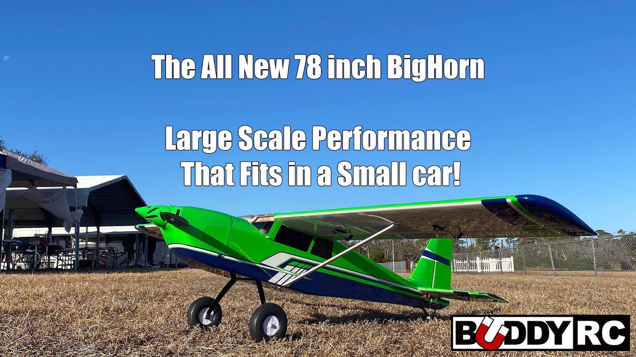 OMPHOBBY Big Horn 78” PNP – Огромная производительность в компактном корпусе!