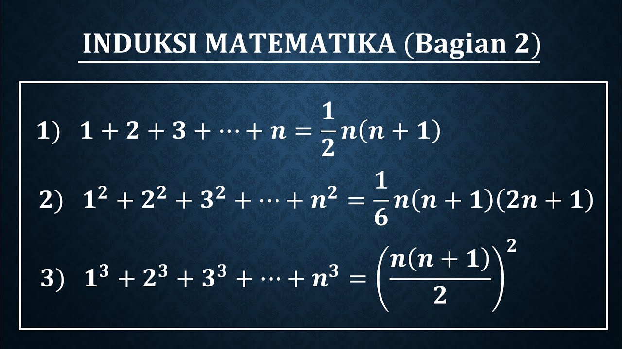 Математическая индукция, класс XI, часть 2
