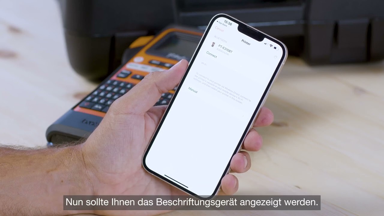So funktioniert's: Brother Pro Label Tool App mit dem Brother PT-E310BT verbinden