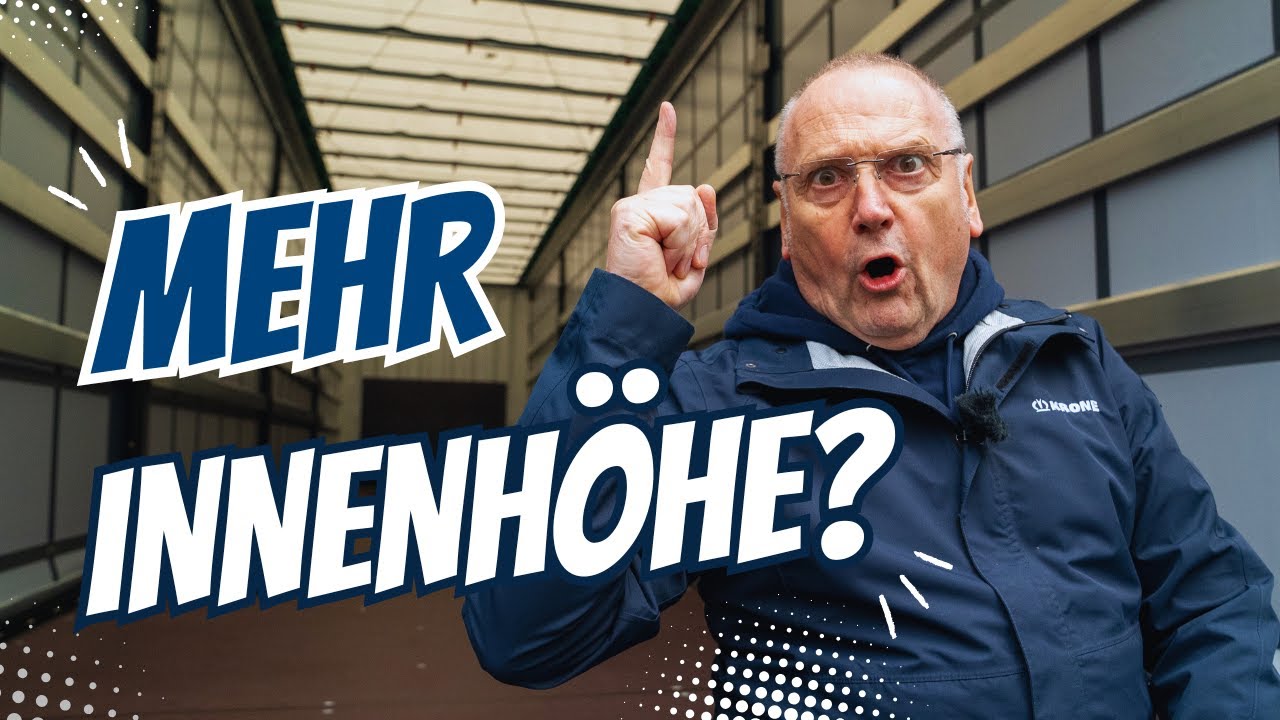 Mehr Innenh&ouml;he, weniger Kosten? So optimierst du deinen Auflieger. | KRONE TV