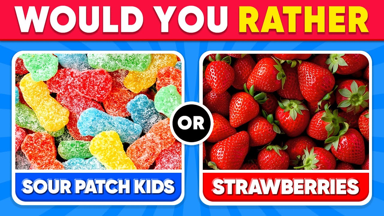 Would You Rather? JUNK FOOD vs HEALTHY FOOD 🍟🍔🥗 Daily Quiz