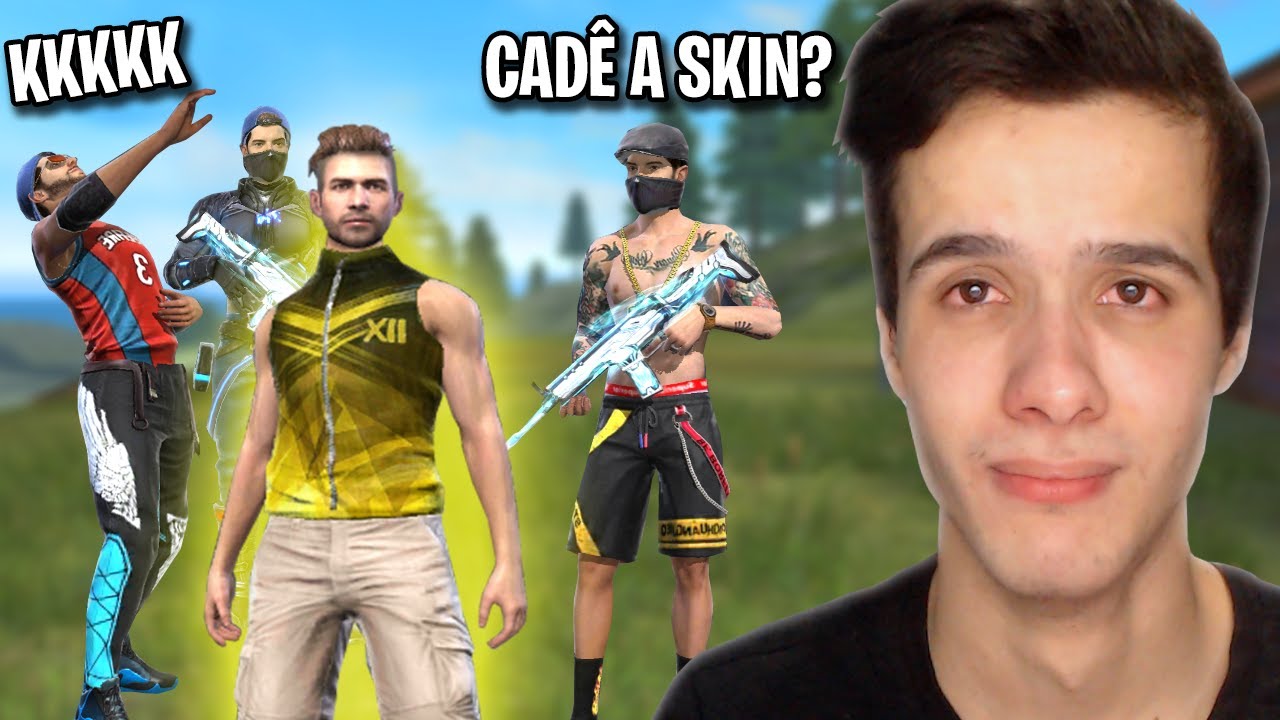 FINGI SER POBRE E CAÍ NO SQUAD MAIS DESUMILDE DO FREE FIRE