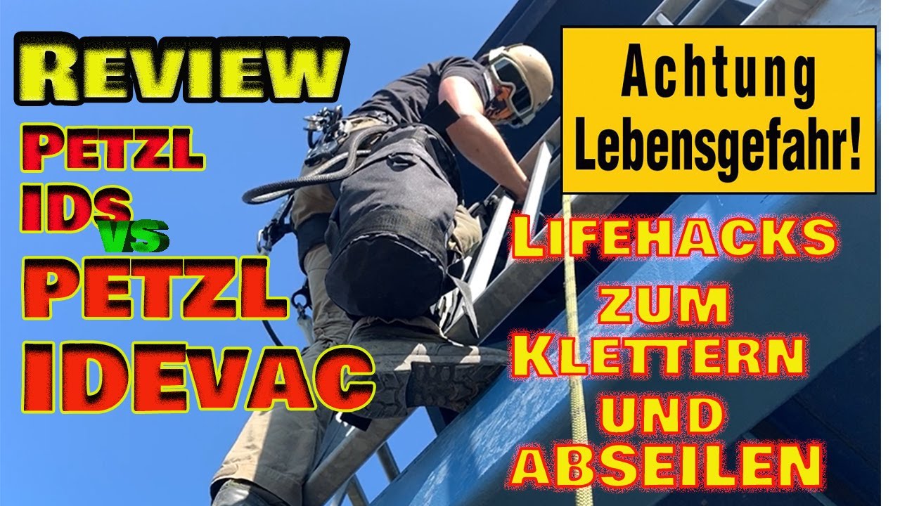 Petzl IDs VS Petzl IDEvac Lifehacks zum Klettern. Sicherheitsbauteile+ Erklärung