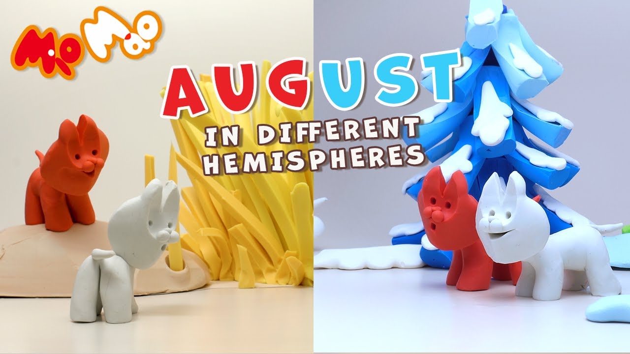 Mio Mao : AUGUST in different Hemispheres 🌍🌞❄️ #august