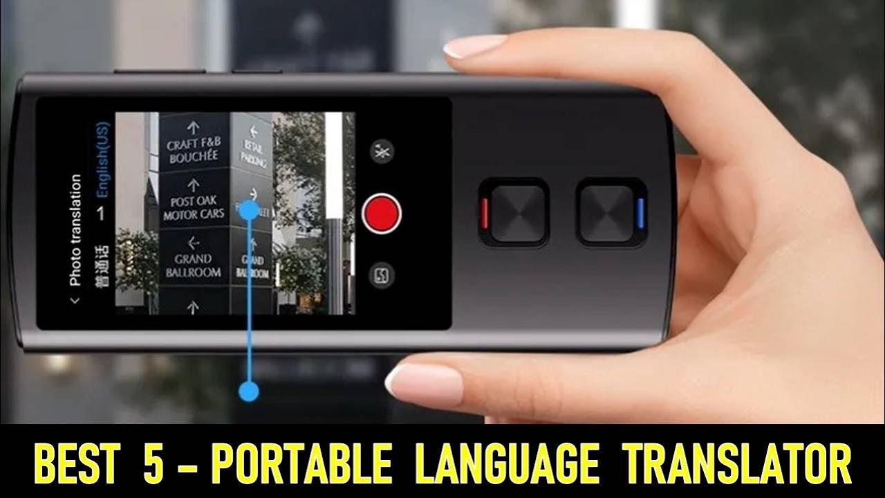 👉Top 5 Best Portable Language Translators 2025 | Real-Time Voice & Smart AI Devices Ranked