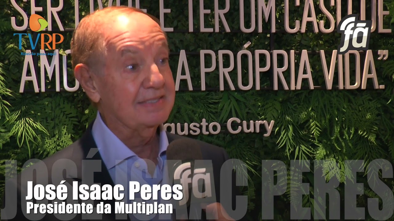 Augusto Cury e o presidente da  Multiplan José Isaac Peres inauguram o Centro de Gestão da Emoção.