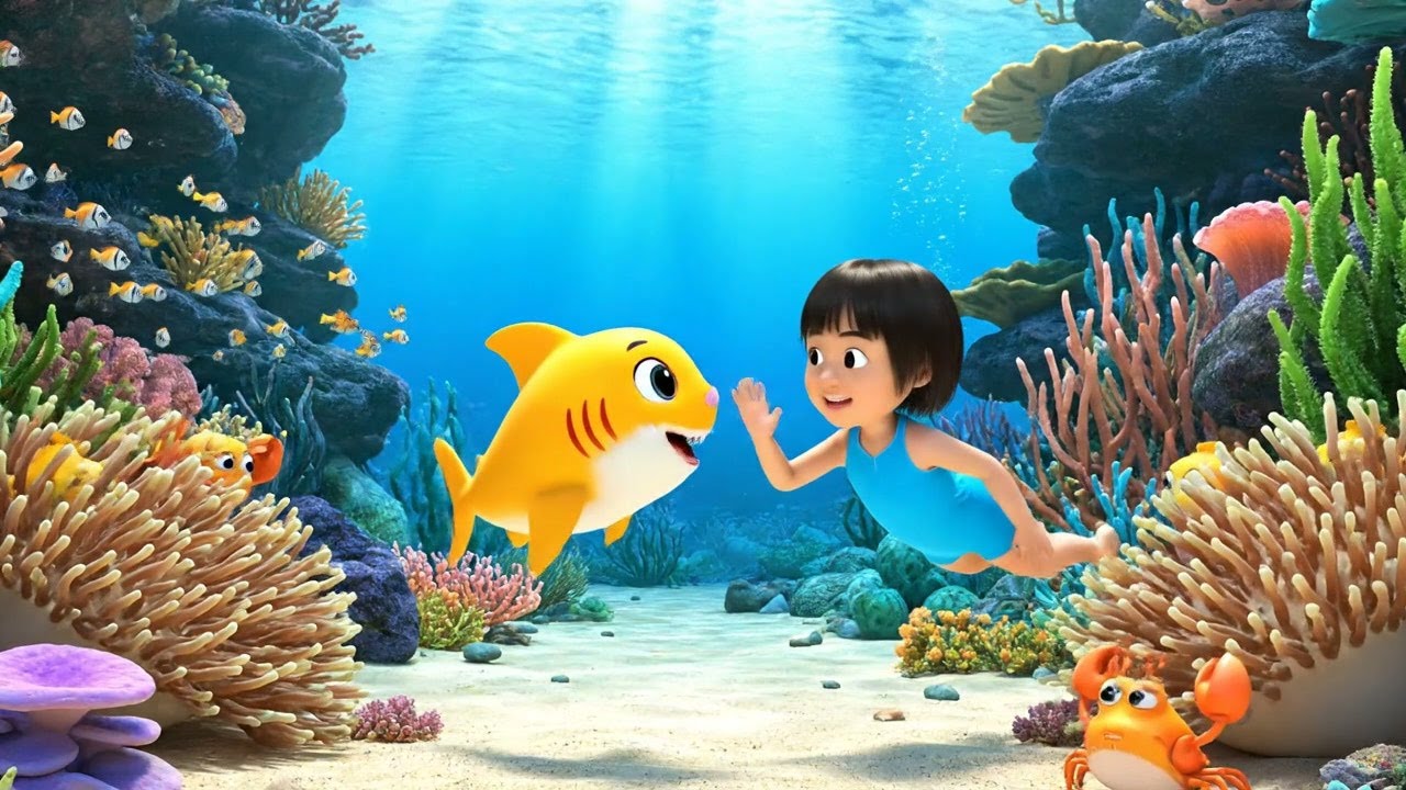 Baby Shark Lost His Tiny Flipper 🦈🐾 | Kids Songs & Nursery Rhymes