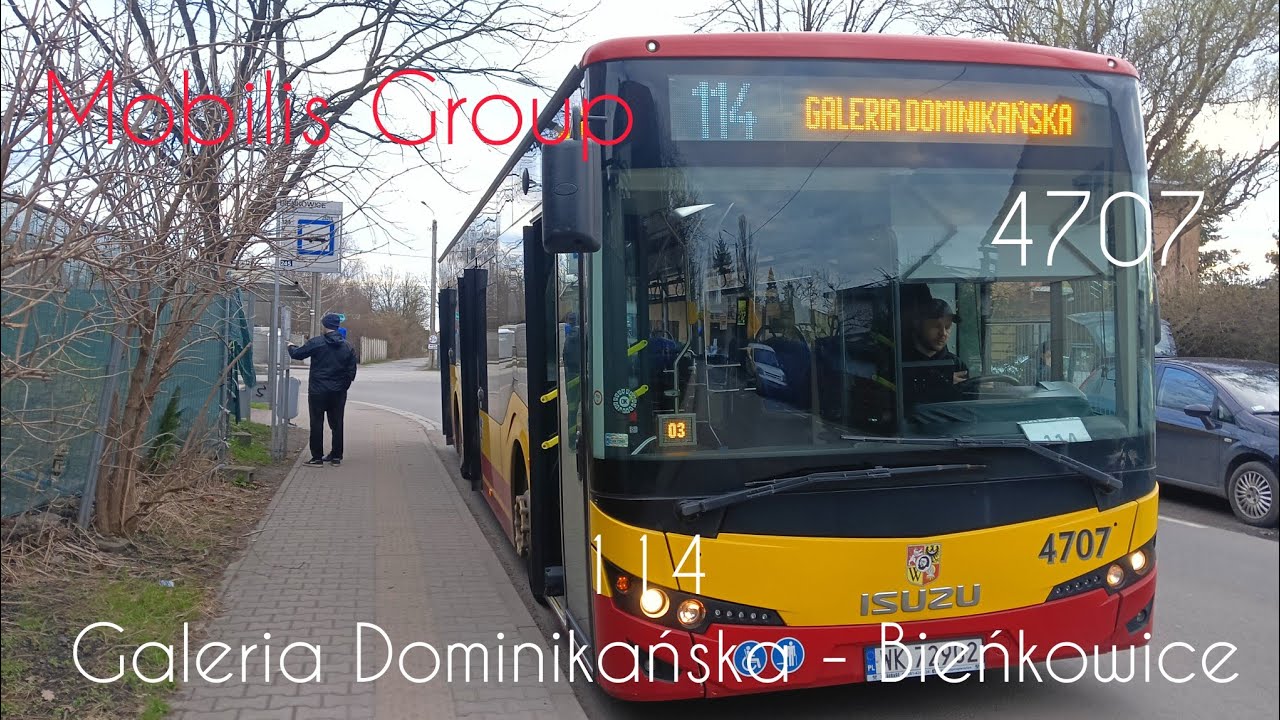 MPK Wrocław - linia 114 (Galeria Dominikańska - Bieńkowice)