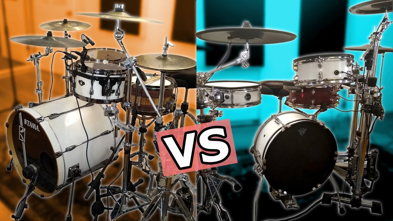 Electronic Drums VS Acoustic Drums! Pearl Mimic Pro vs Tama, Pork Pie, Amedia | The eDrum Workshop