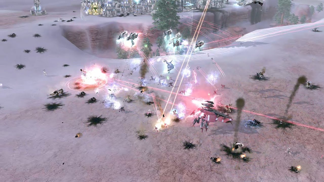 Aeon vs Cybran - AI vs AI - Supreme Commander 2