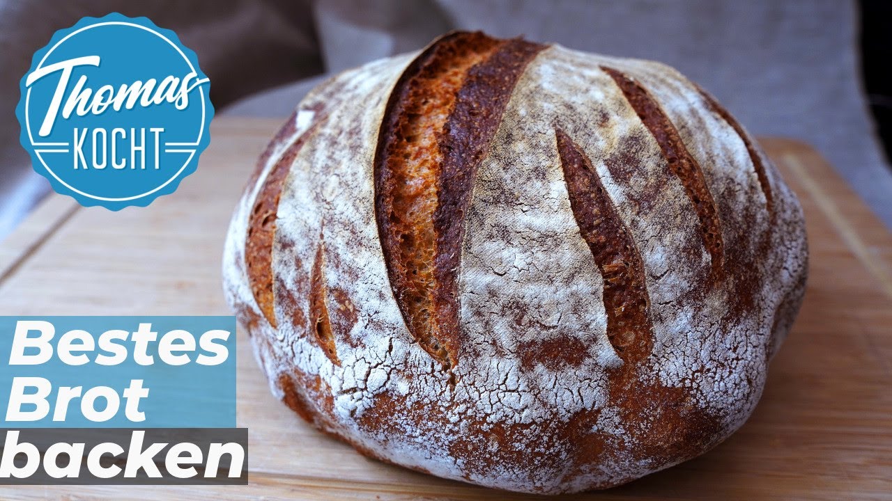 Das beste Brot mit 15 Minuten Arbeit, 8 Stunden Schlaf und 50 Minuten backen