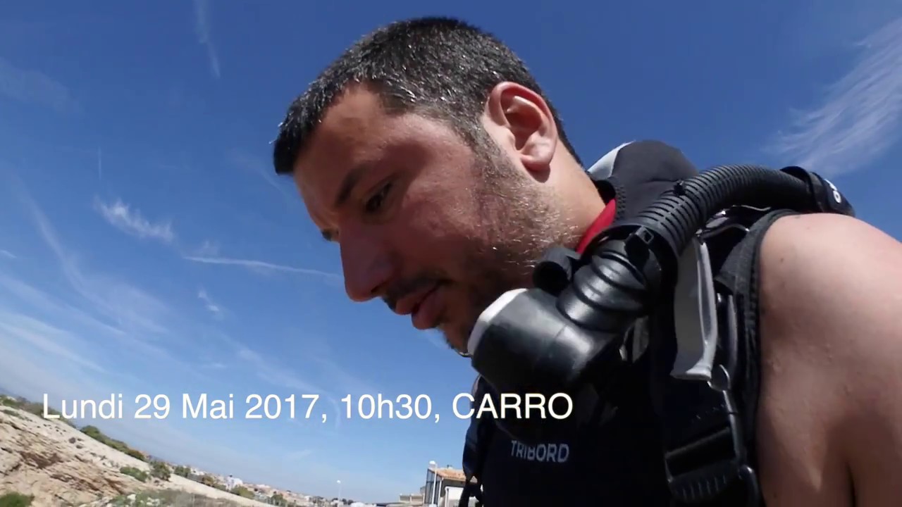 Plongée du bord à Carro