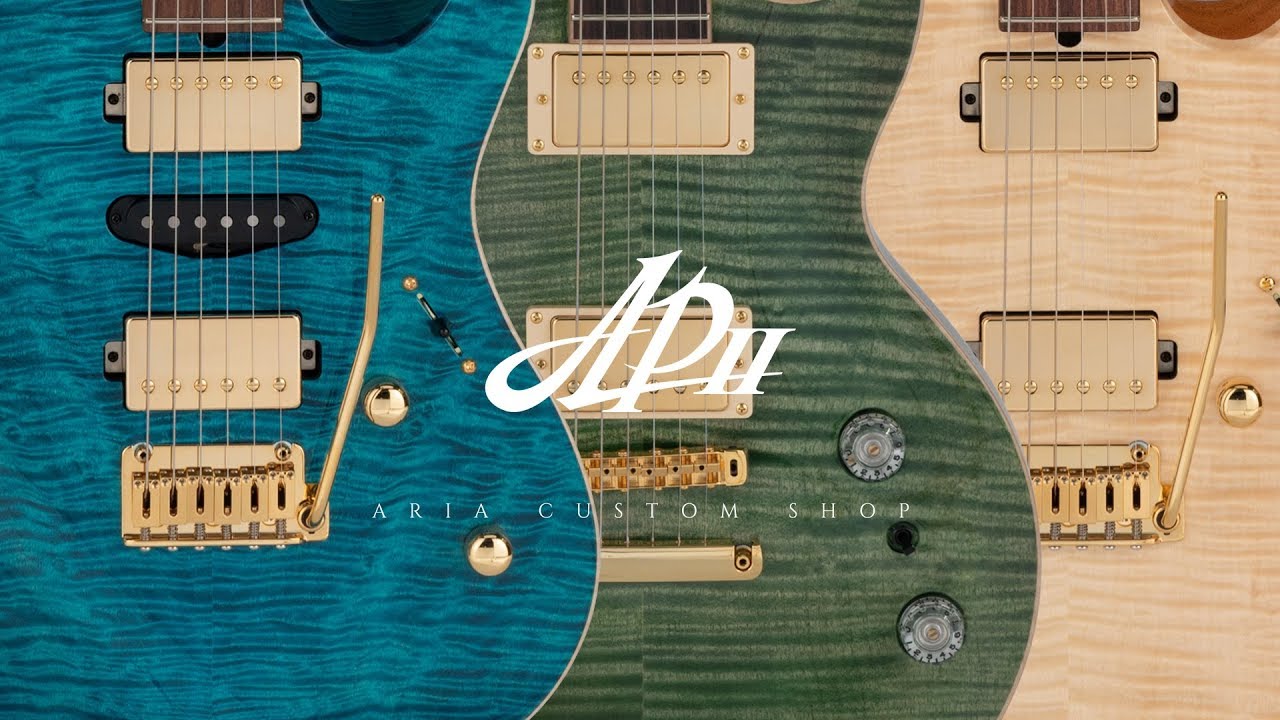 APⅡ - Aria Custom Shop Guitars Show Case PT.1 | MAF-8230GP, PE-8440GR & MAF-8340GP