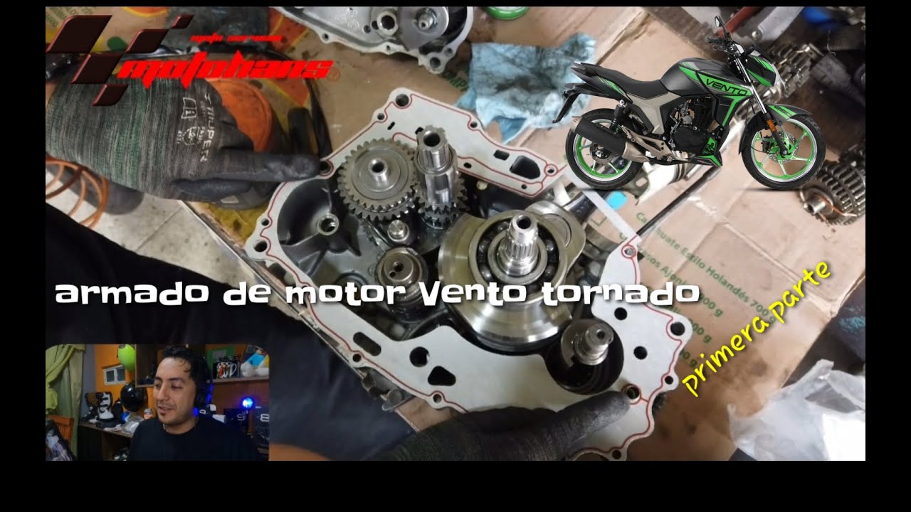 Armado de motor Vento tornado 250  primera parte