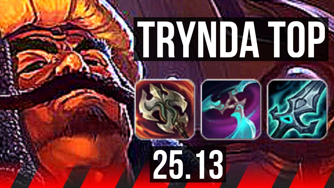 TRYNDAMERE vs SION (TOP) | 37k DMG | NA Master | 25.13
