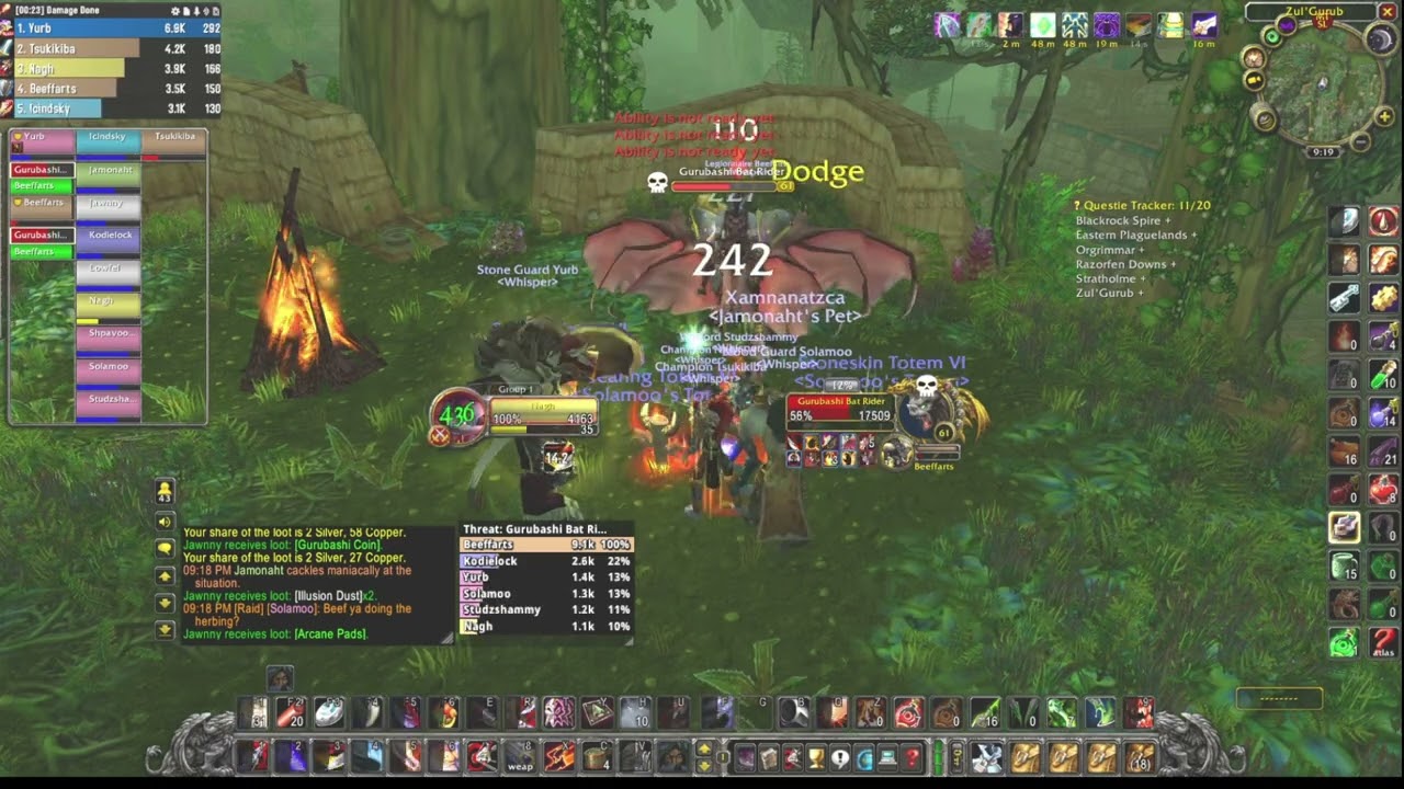 12 Manning Zul'Gurub Classic Era