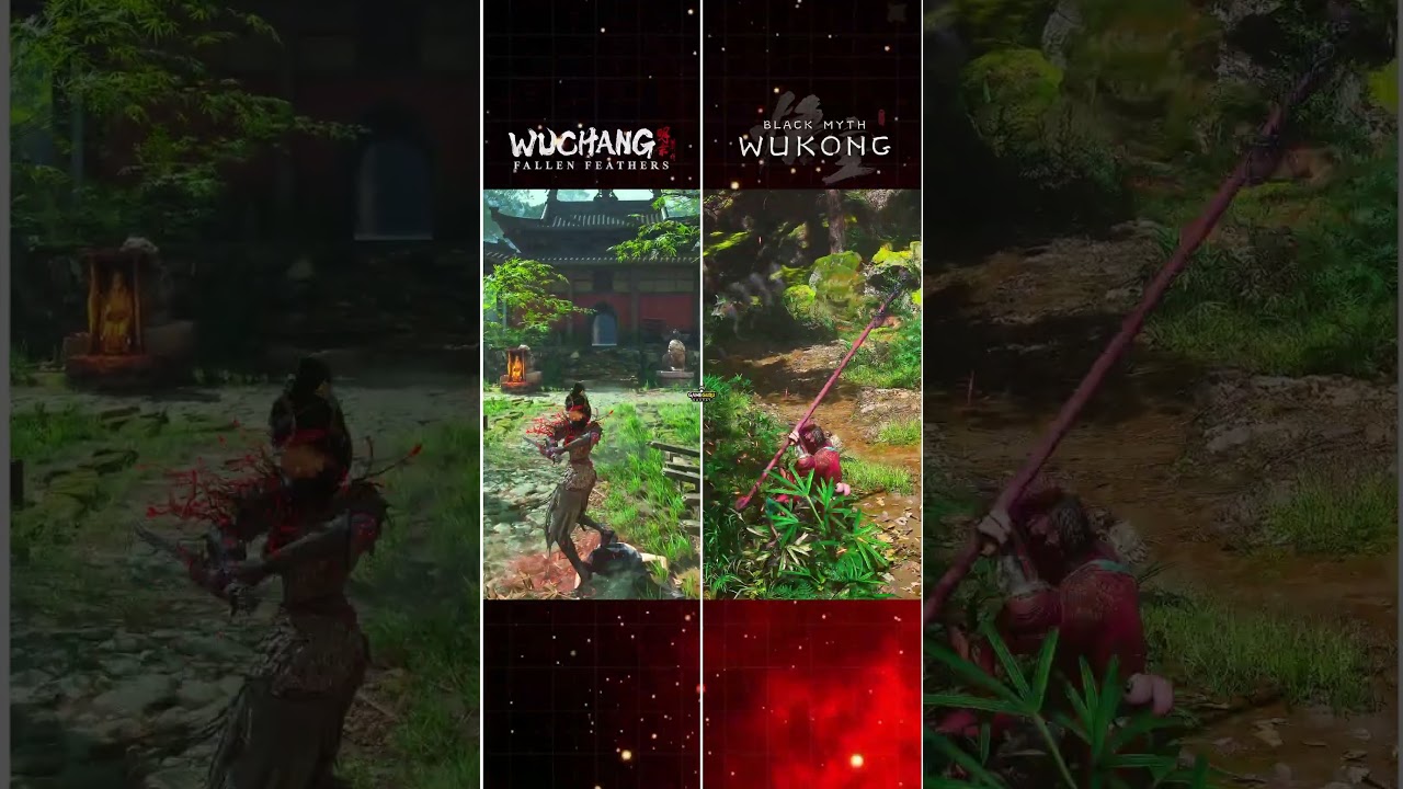 Combat Animation Test | Black Myth vs Wuchnag #blackmyth #wuchangfallenfeathers