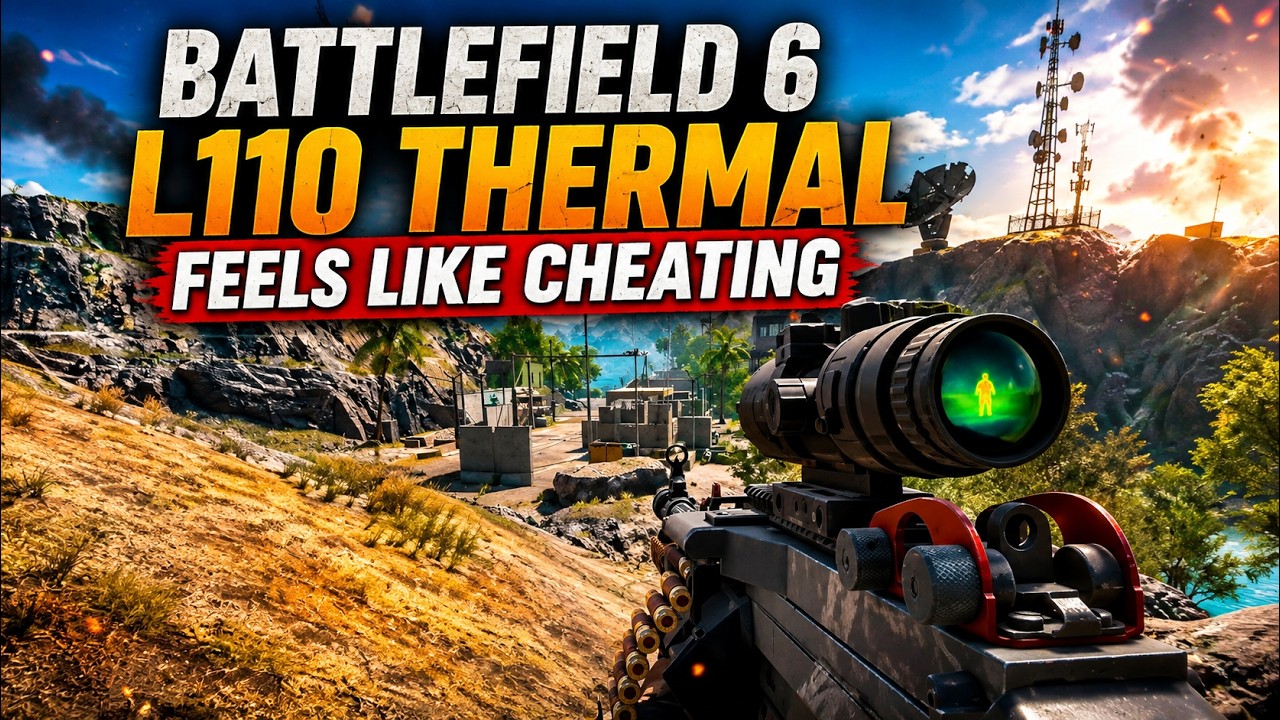 L110 Thermal feels like CHEATING on Tsuru Reef Breakthrough in Battlefield 6