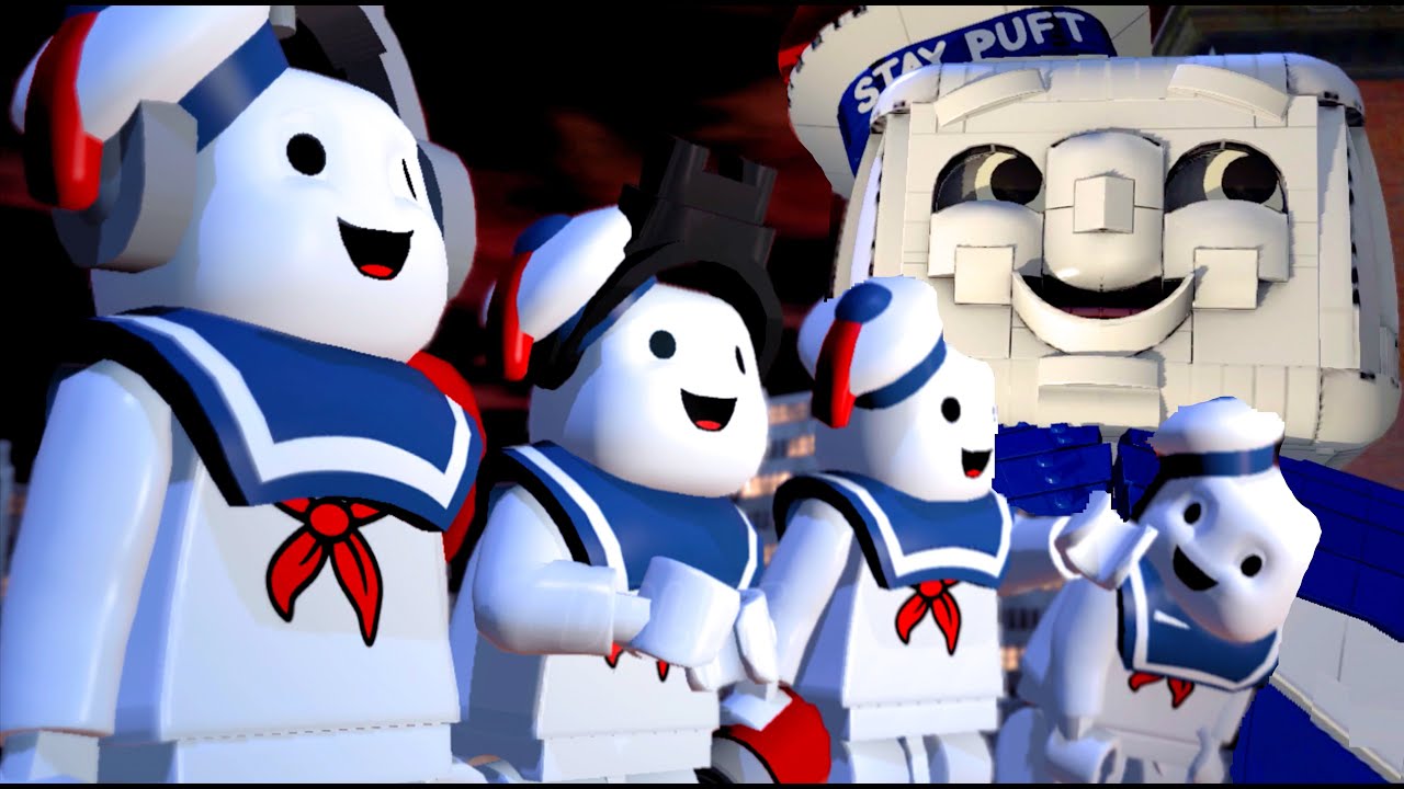 LEGO Stay Puft Marshmallow Men Ghostbusters Defeat Stay Puft Marshmallow Man, Gozer & Save New York