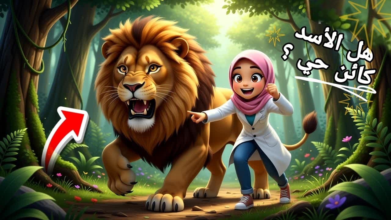 المنهج الجديد | علوم اولى ابتدائي | هيا نكتشف الكائنات الحيه والغير حيه باللعب #ai  🎮