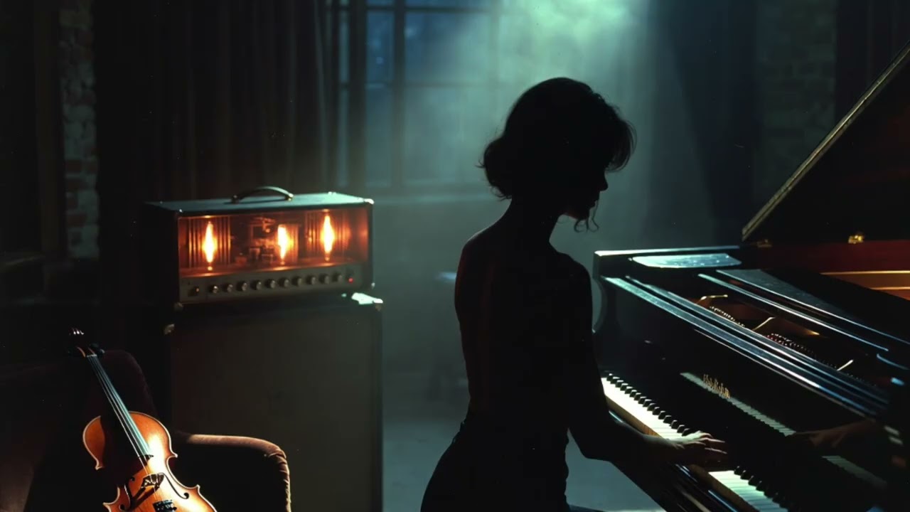 12 Hour Dark Jazz Ballad 🎹🎻 | Sultry Female Vocal, Intimate Piano, Smoky Violin