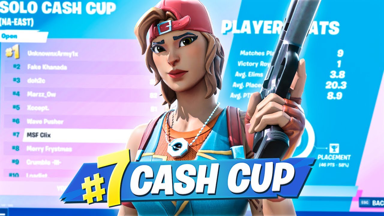 This Is How I Placed 7th In The Fortnite Cash Cup ($1900) | Clix