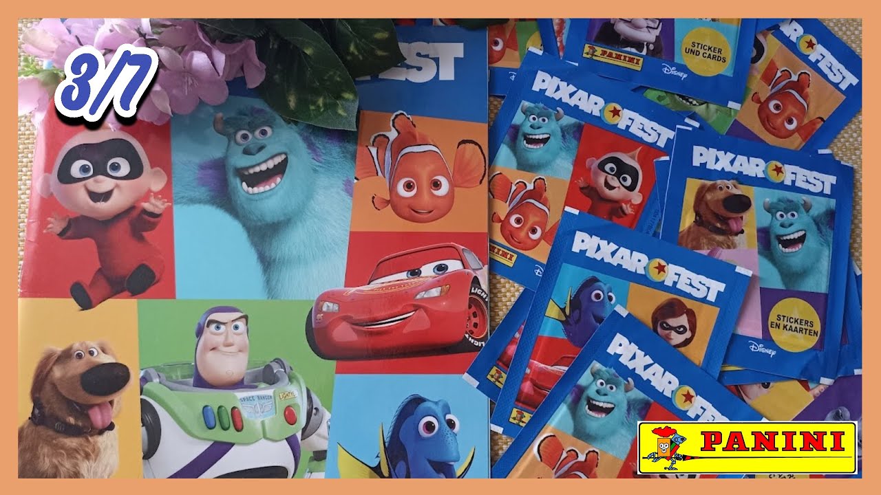 {ASMR} Pixar Fest - Sticker Album Panini [3/7]