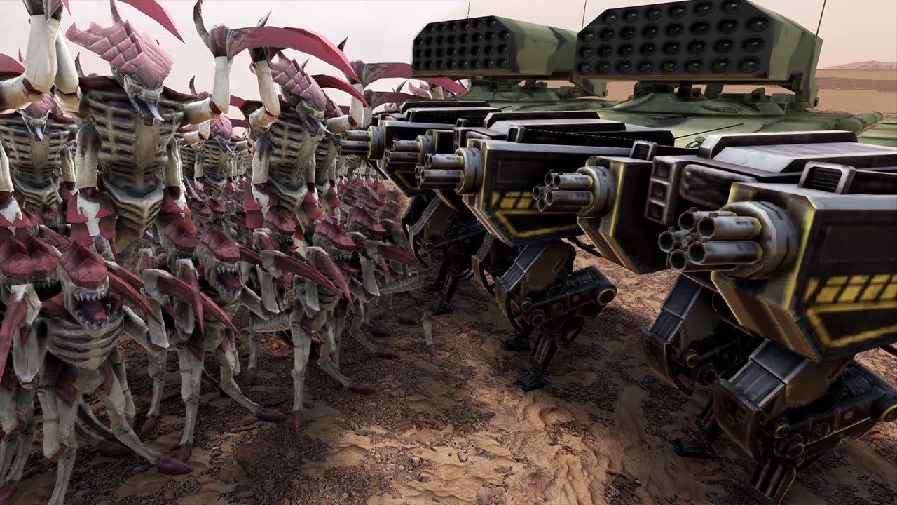 T-45 & TOS Rocket Launcher vs 1,600,000 Tyranids | Ultimate Epic Battle Simulator 2 | UEBS 2
