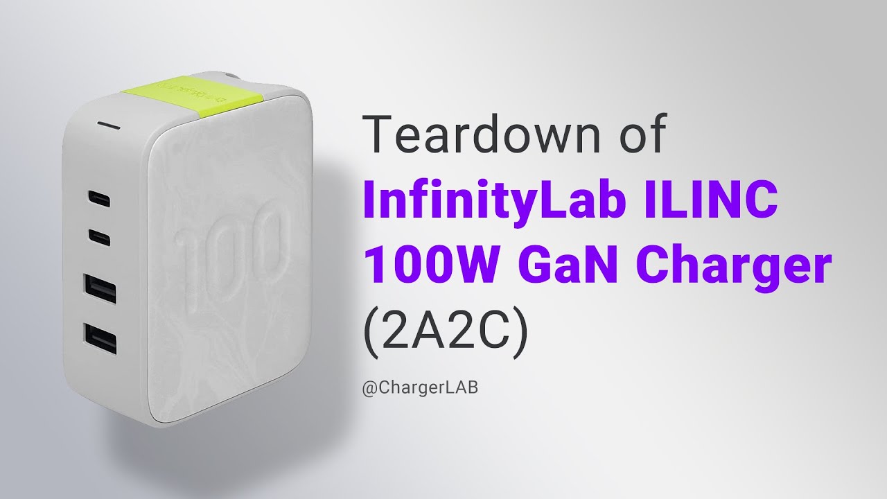 Teardown of InfinityLab InstantCharger 100W GaN Charger (2A2C)