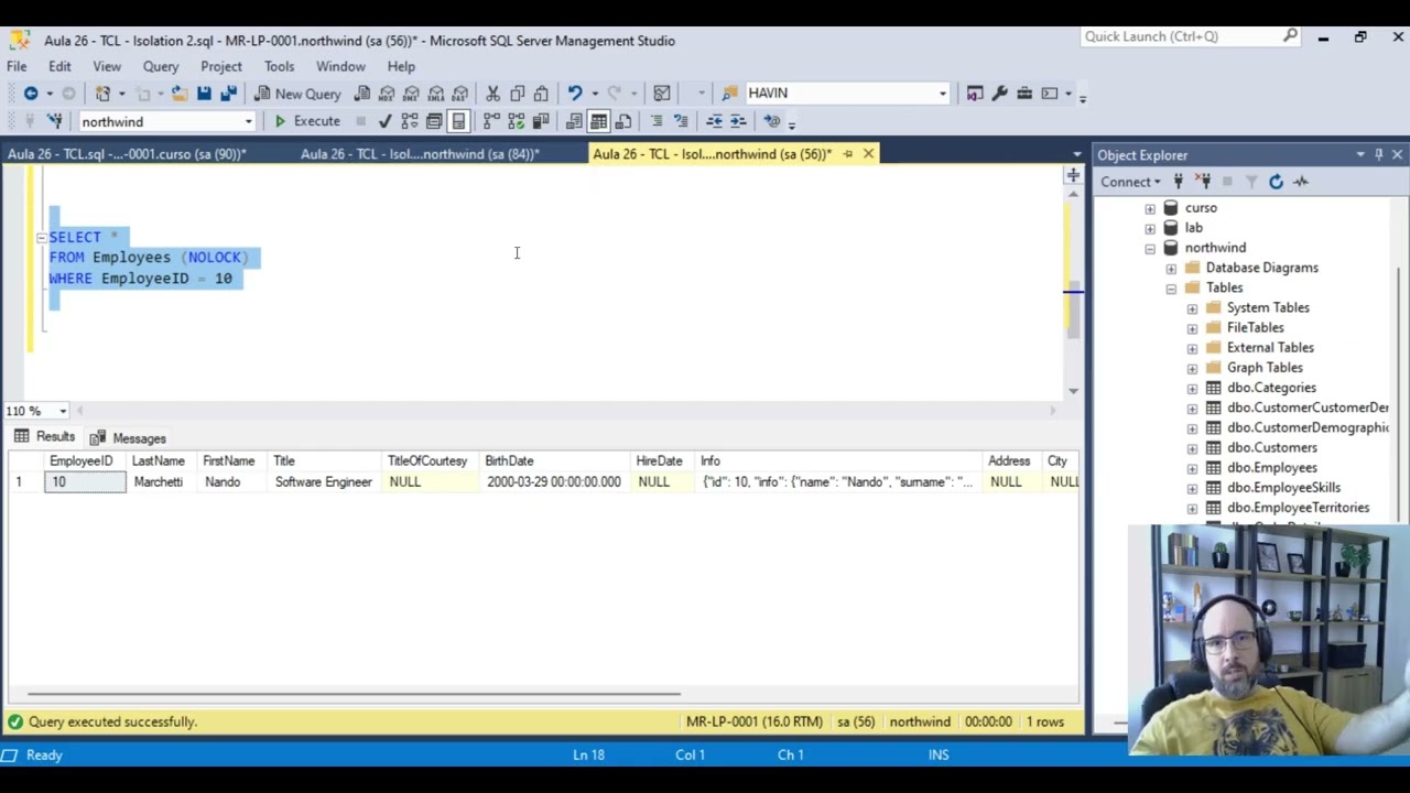 Dominando Transações no SQL Server - Curso SQL - Aula 28