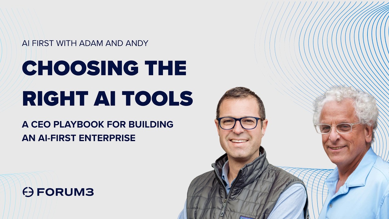 Choosing the Right AI Tools: A CEO Playbook for Building an AI-First Enterprise