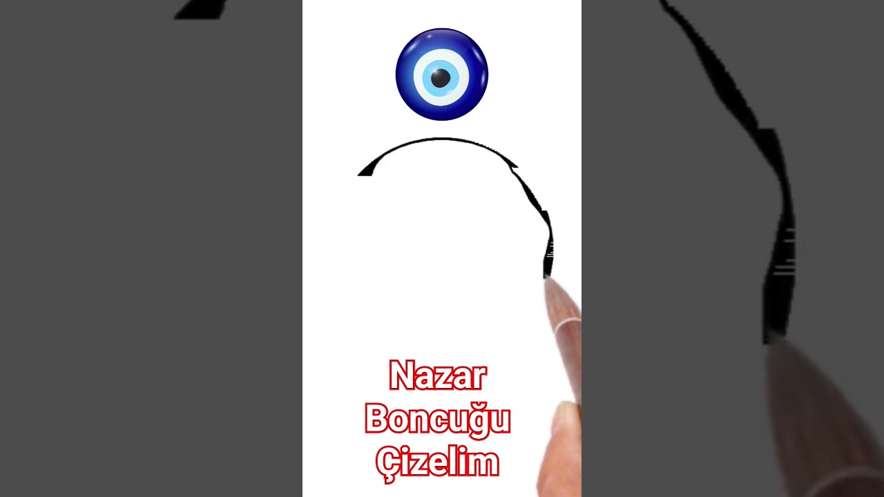 NAZAR BONCUĞU &Ccedil;İZİMİ / Maşallah / Drawing evil eye bead
