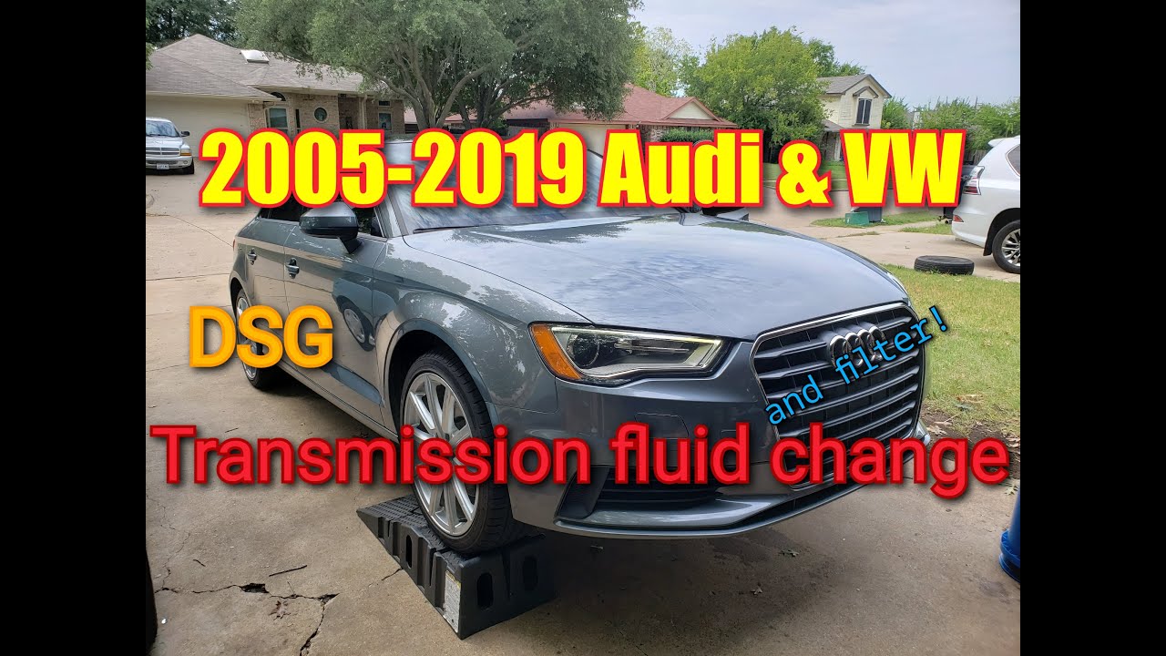 Замена трансмиссионной жидкости Audi или VW DSG 2005-2019 A3 S4 S5 A4 EOS Jetta TT