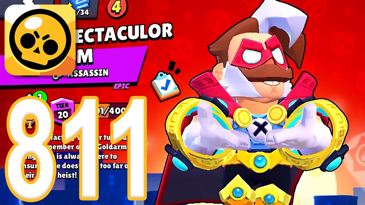 Brawl Stars - Gameplay Walkthrough Part 811 - Spectaculor Sam (iOS, Android)