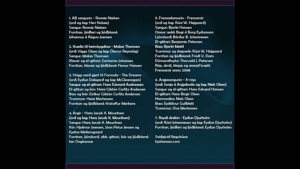 AB sangurin - Ronnie Nielsen